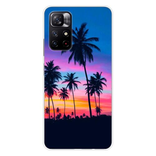 Coque En Silicone - Compatible Xiaomi Redmi Note 11 5g, Xiaomi Redmi Note 11s 5g - Design Palmiers Colores
