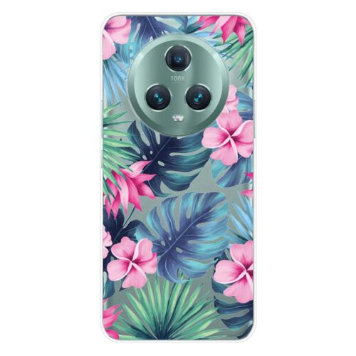 Coque En Silicone - Compatible Huawei Honor Magic 5 Pro 5g - Design Tropical Aquarelle