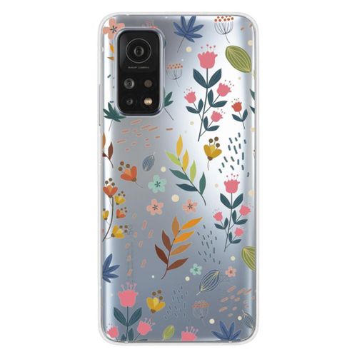 Coque En Silicone - Compatible Xiaomi Mi 10t, Xiaomi Mi 10t Pro - Design Fleurs Colorees