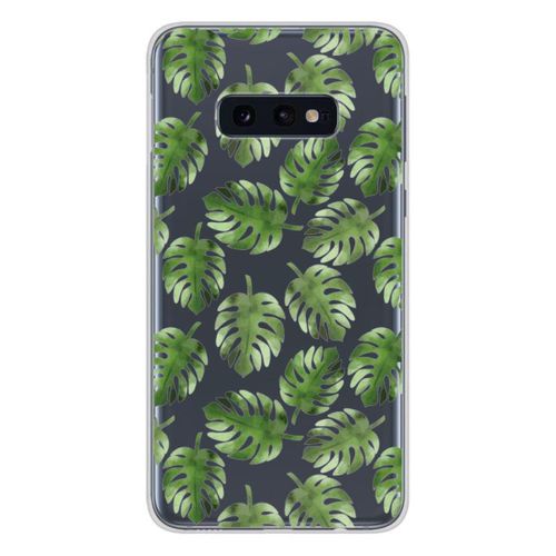 Coque En Silicone - Compatible Samsung Galaxy S10e - Design Feuilles De Monstera