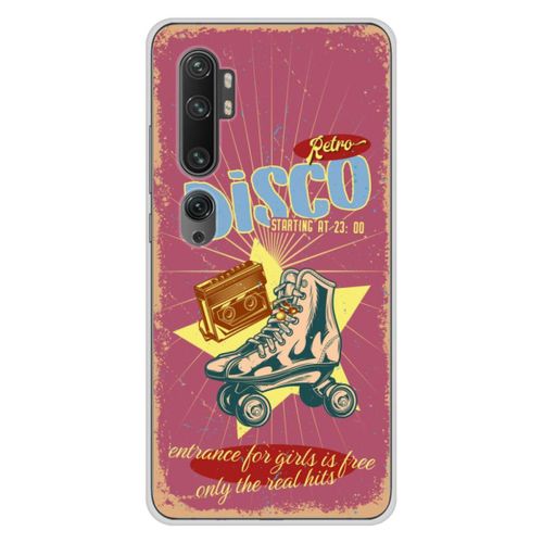 Coque En Silicone - Compatible Xiaomi Mi Note 10, Xiaomi Mi Note 10 Pro - Design Retro Disco