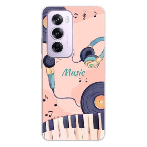 Coque En Silicone - Compatible Oppo Reno 12 Pro - Design Accords En Couleur