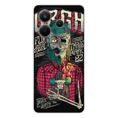 Coque En Silicone - Compatible Xiaomi Redmi Note 14 4g - Design Skull Urgh