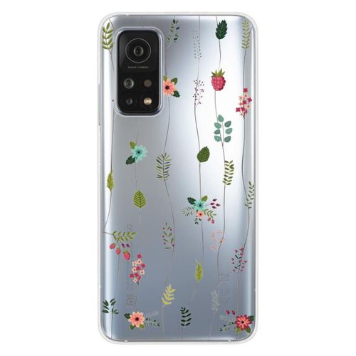 Coque En Silicone - Compatible Xiaomi Mi 10t, Xiaomi Mi 10t Pro - Design Montee De Fleurs