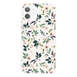 Coque En Silicone - Compatible Apple Iphone 12 - Design Flowers