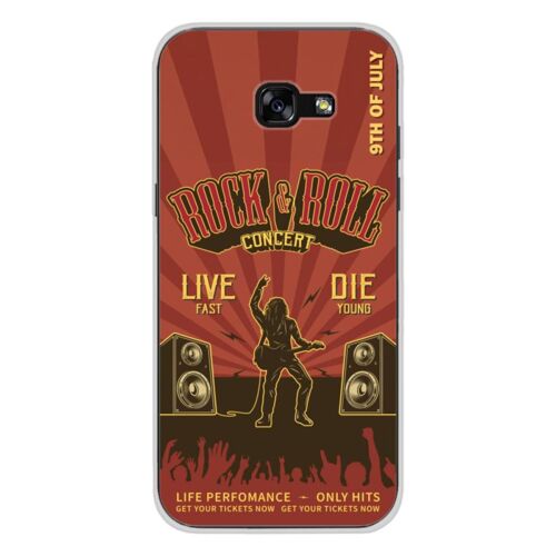 Coque En Silicone - Compatible Samsung Galaxy A3 2017 - Design Rock And Roll