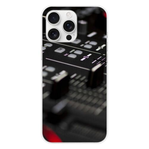 Coque En Silicone - Compatible Apple Iphone 16 Pro Max - Design Dj Mixer