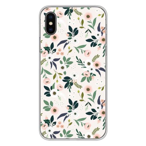Coque En Silicone - Compatible Apple Iphone X, Apple Iphone Xs - Design Flowers