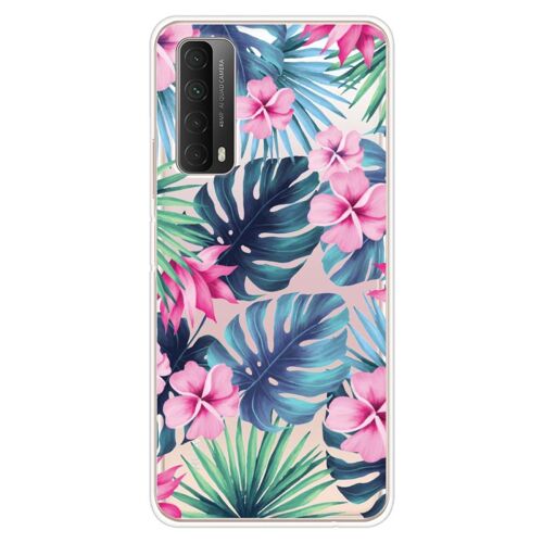 Coque En Silicone - Compatible Huawei P Smart 2021 - Design Tropical Aquarelle
