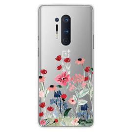 Coque En Silicone - Compatible Oneplus 8 Pro - Design Printemps En Fleurs