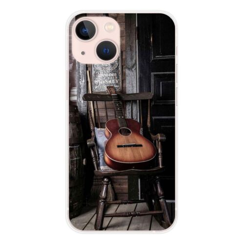 Coque En Silicone - Compatible Apple Iphone 13 Mini - Design Guitare