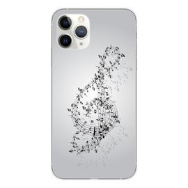 Coque En Silicone - Compatible Apple Iphone 11 Pro - Design Valse Des Notes