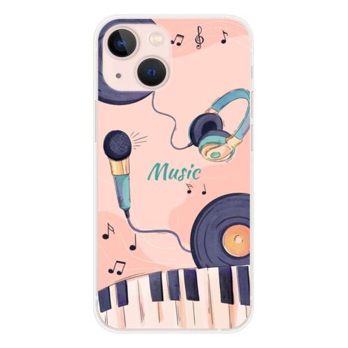 Coque En Silicone - Compatible Apple Iphone 13 Mini - Design Accords En Couleur