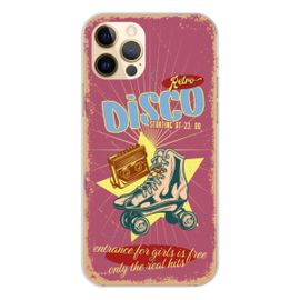 Coque En Silicone - Compatible Apple Iphone 12 Pro - Design Retro Disco