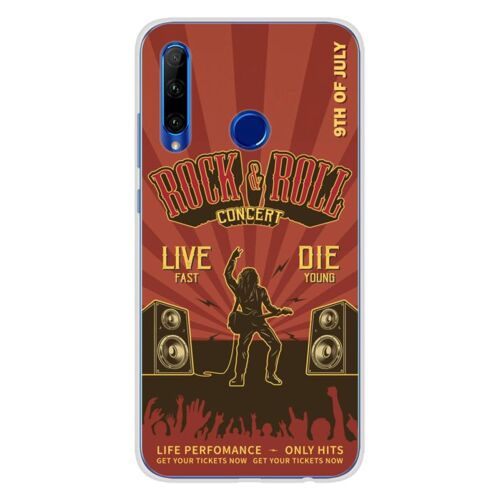 Coque En Silicone - Compatible Huawei Honor 20 Lite - Design Rock And Roll