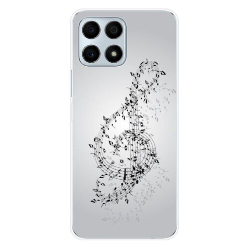 Coque En Silicone - Compatible Huawei Honor X8a - Design Valse Des Notes