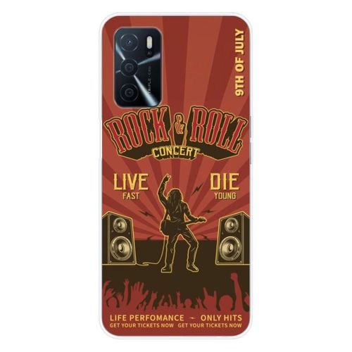 Coque En Silicone - Compatible Oppo A16 - Design Rock And Roll