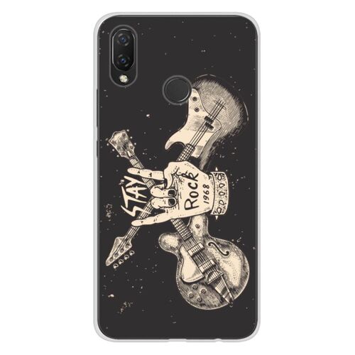 Coque En Silicone - Compatible Huawei P Smart Plus - Design Stay Rock