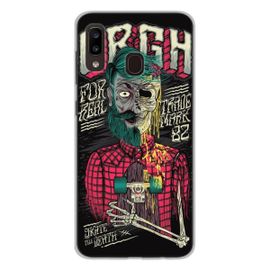 Coque En Silicone - Compatible Samsung Galaxy A20e - Design Skull Urgh
