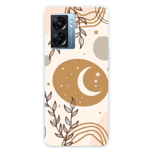 Coque En Silicone - Compatible Oppo A77 5g, Oppo A57 4g, Oppo A57 5g - Design Lunaison