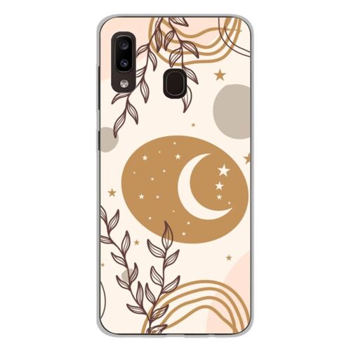 Coque En Silicone - Compatible Samsung Galaxy A20e - Design Lunaison