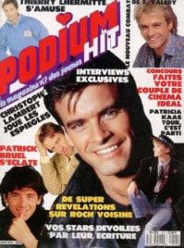 Podium Hit 217 1990 Voisine/Bruel/Aubert/Mader/Kaas/Lahaye/Paradis/Elsa/Deluc/Cheryl/Murat/Sirima