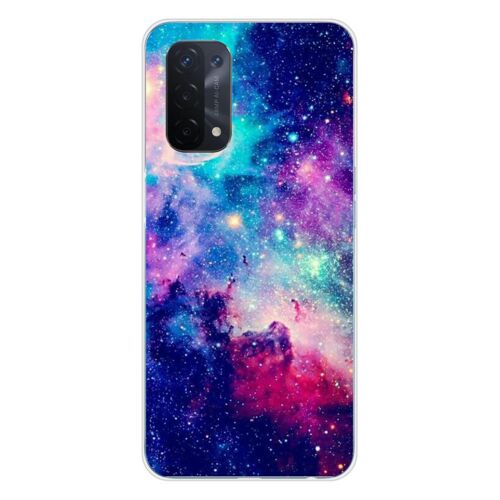 Coque En Silicone - Compatible Oppo A54 5g - Design Galaxie Bleue