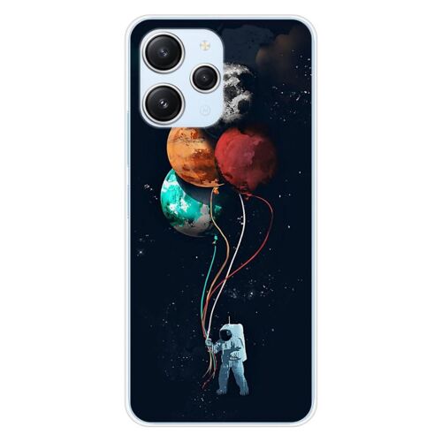 Coque En Silicone - Compatible Xiaomi Redmi 12 4g, Xiaomi Redmi 12 5g - Design Cosmonaute Aux Ballons