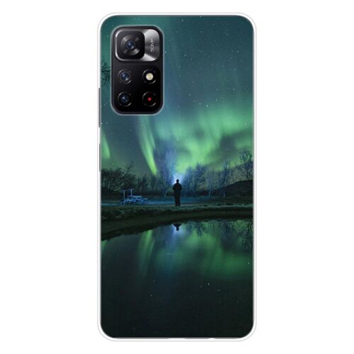 Coque En Silicone - Compatible Xiaomi Redmi Note 11 5g, Xiaomi Redmi Note 11s 5g - Design Aurores Boreales