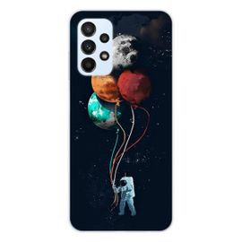 Coque En Silicone - Compatible Samsung Galaxy A23 4g, Samsung Galaxy A23 5g - Design Cosmonaute Aux Ballons