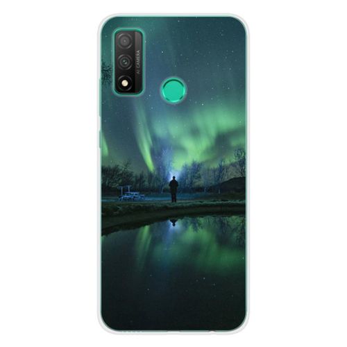 Coque En Silicone - Compatible Huawei P Smart 2020 - Design Aurores Boreales