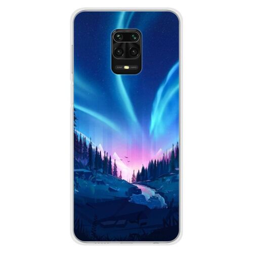 Coque En Silicone - Compatible Xiaomi Redmi Note 9 Pro - Design Tombee De Nuit