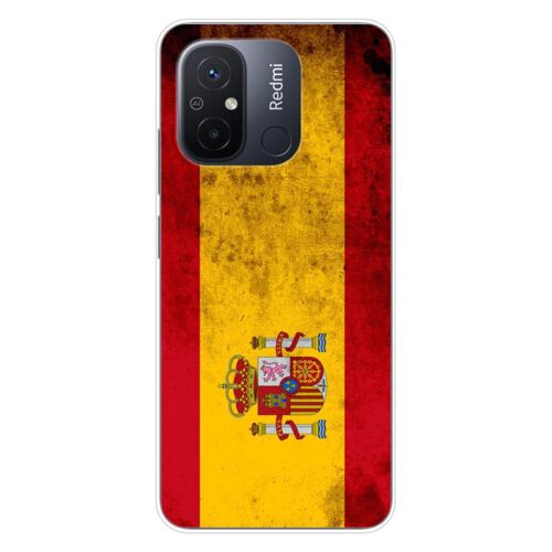 Coque En Silicone - Compatible Xiaomi Redmi 12c, Xiaomi Redmi 11a - Design Drapeau Espagne