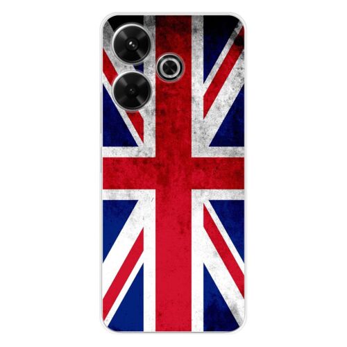Coque En Silicone - Compatible Xiaomi Redmi 13 4g - Design Drapeau Angleterre