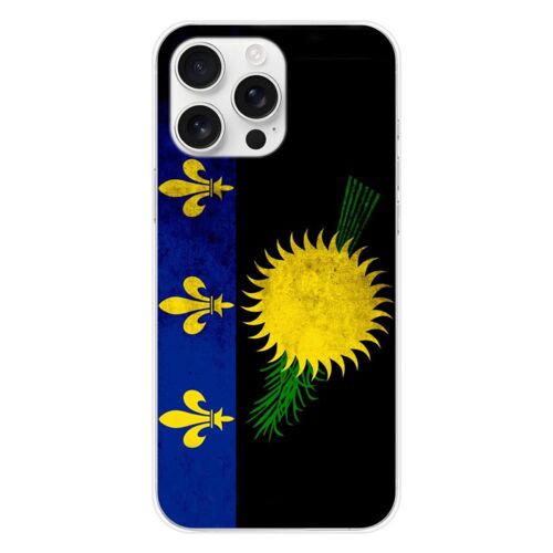 Coque En Silicone - Compatible Apple Iphone 16 Pro Max - Design Drapeau Guadeloupe
