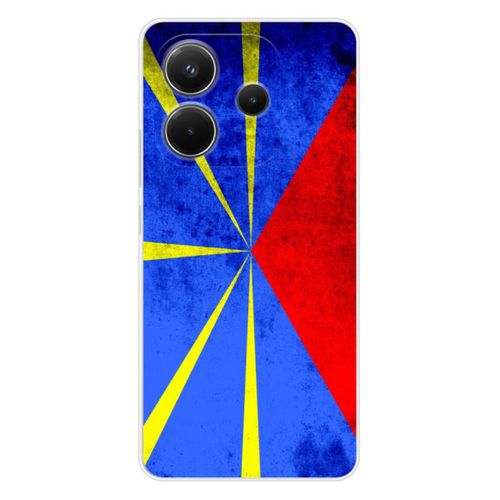 Coque En Silicone - Compatible Xiaomi Redmi Note 14 4g - Design Drapeau La Reunion