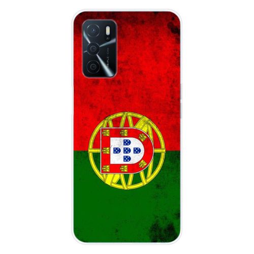 Coque En Silicone - Compatible Oppo A16 - Design Drapeau Portugal