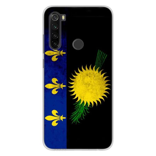 Coque En Silicone - Compatible Xiaomi Redmi Note 8t - Design Drapeau Guadeloupe