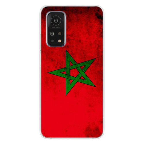 Coque En Silicone - Compatible Xiaomi Mi 10t, Xiaomi Mi 10t Pro - Design Drapeau Maroc