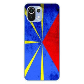 Coque En Silicone - Compatible Xiaomi Mi 11 - Design Drapeau La Reunion