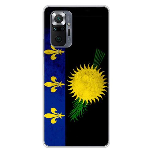 Coque En Silicone - Compatible Xiaomi Redmi Note 10 Pro - Design Drapeau Guadeloupe