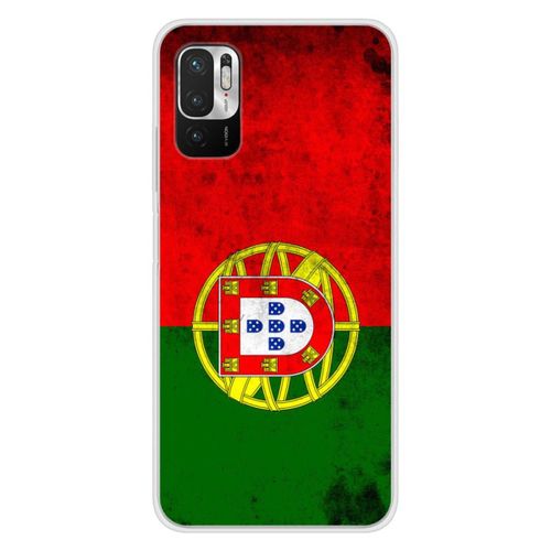 Coque En Silicone - Compatible Xiaomi Redmi Note 10, Xiaomi Redmi Note 10s - Design Drapeau Portugal