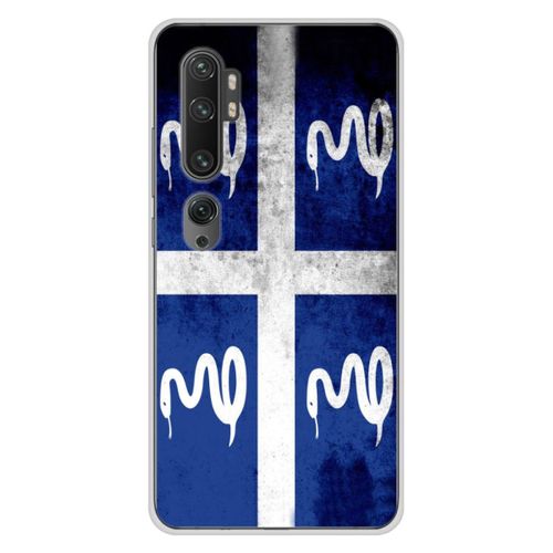 Coque En Silicone - Compatible Xiaomi Mi Note 10, Xiaomi Mi Note 10 Pro - Design Drapeau Martinique