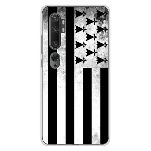 Coque En Silicone - Compatible Xiaomi Mi Note 10, Xiaomi Mi Note 10 Pro - Design Drapeau Bretagne