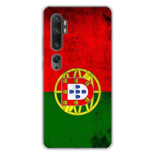 Coque En Silicone - Compatible Xiaomi Mi Note 10, Xiaomi Mi Note 10 Pro - Design Drapeau Portugal