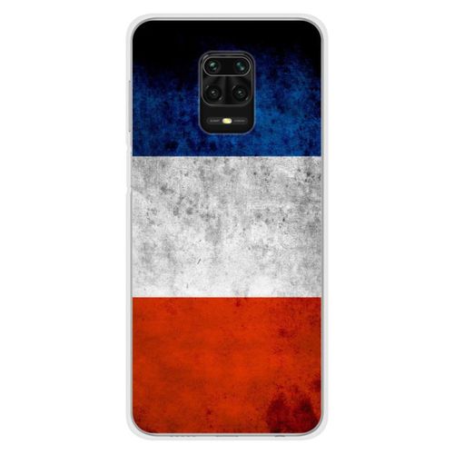 Coque En Silicone - Compatible Xiaomi Redmi Note 9 Pro - Design Drapeau France