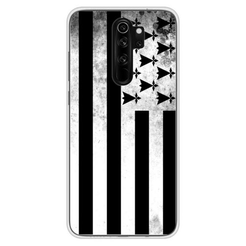 Coque En Silicone - Compatible Xiaomi Redmi Note 8 Pro - Design Drapeau Bretagne