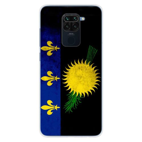 Coque En Silicone - Compatible Xiaomi Redmi Note 9 - Design Drapeau Guadeloupe