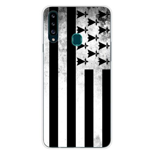 Coque En Silicone - Compatible Samsung Galaxy A20s - Design Drapeau Bretagne