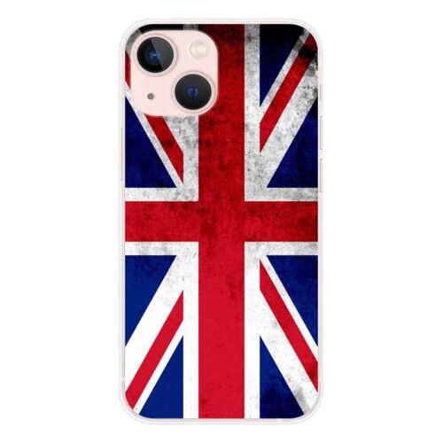 Coque En Silicone - Compatible Apple Iphone 13 Mini - Design Drapeau Angleterre